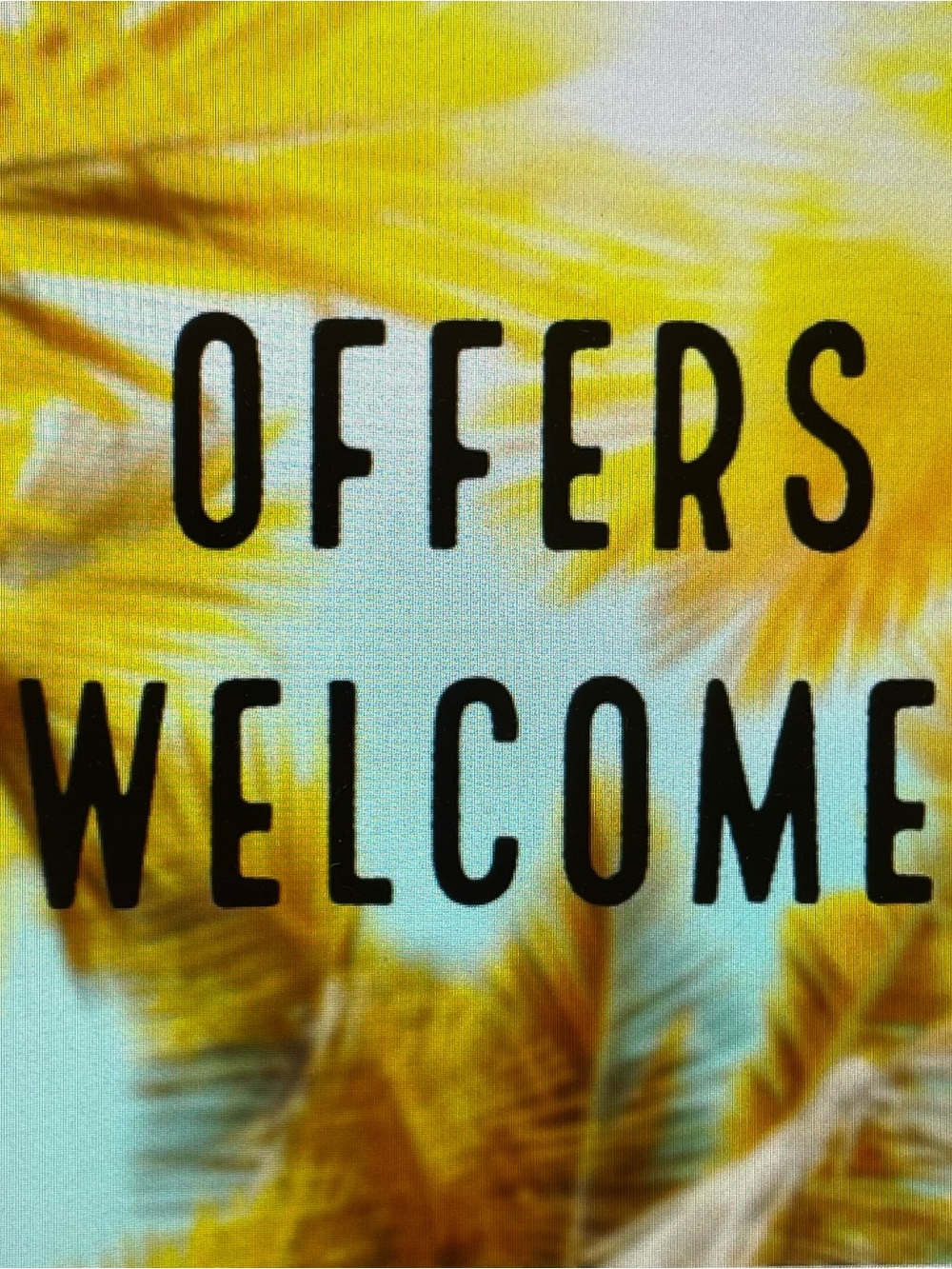 Open to all offers